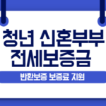전세보증금반환보증 보증료 지원